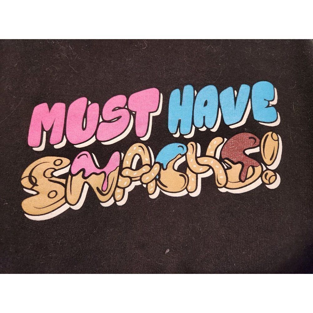 Kids must have snacks large hoodie - independent trading company